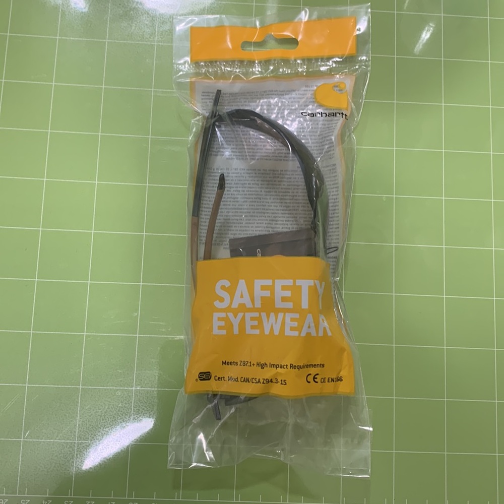 Carhartt Billings Safety Glasses Sandstone Bronze Temples Sandstone Bronze Lens - Picture 5 of 5